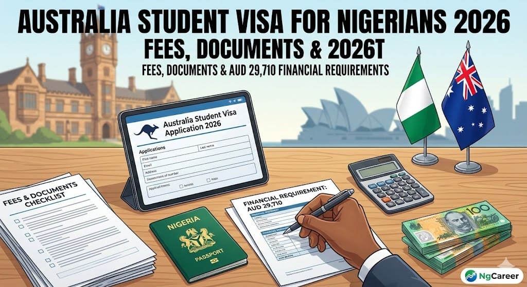 Australia Student Visa for Nigerians 2026: Fees, Documents & AUD 29,710 Financial Requirements