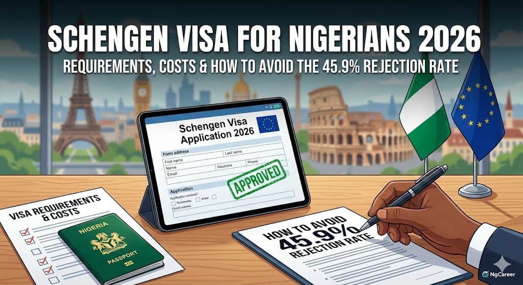 Schengen Visa for Nigerians 2026: Requirements, Costs & How to Avoid the 45.9% Rejection Rate