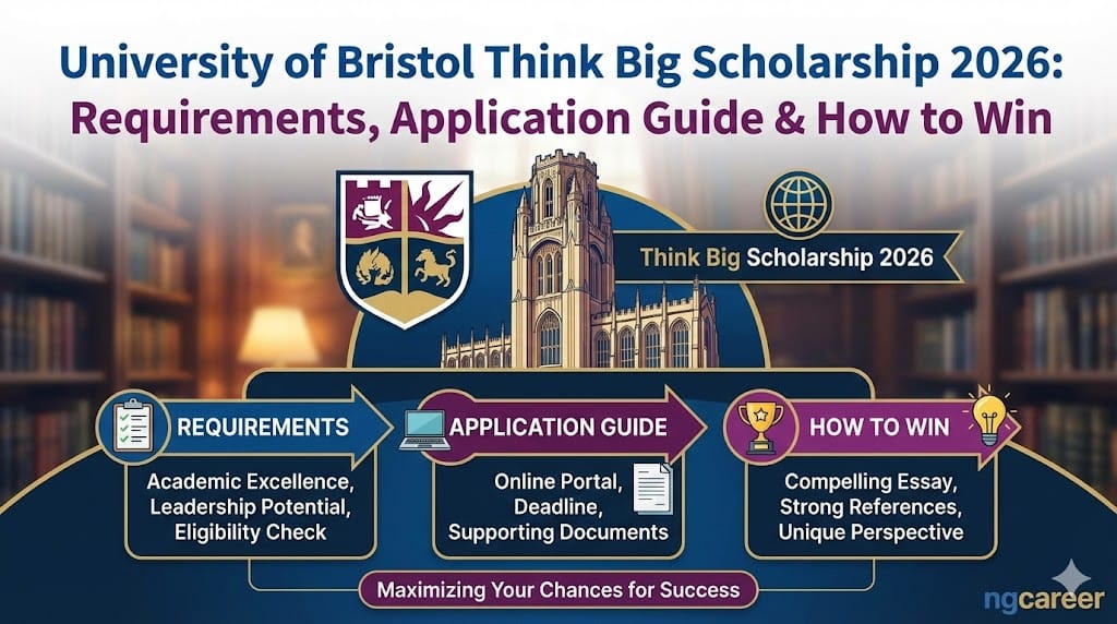 University of Bristol Think Big Scholarship 2026: Requirements, Application Guide & How to Win